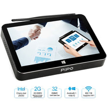 Load image into Gallery viewer, PIPO X11 Mini PC Intel Cherry Trail Z8350 2GB/32GB Smart TV Box Windows 10 OS 8.9 inch 1920*1200P Touch Screen