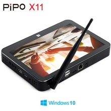Load image into Gallery viewer, PIPO X11 Mini PC Intel Cherry Trail Z8350 2GB/32GB Smart TV Box Windows 10 OS 8.9 inch 1920*1200P Touch Screen